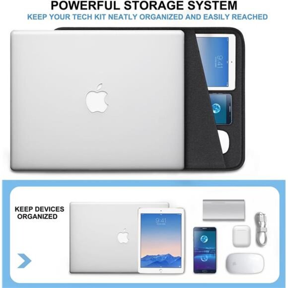 Laptop Case 15.6 inch, Shockproof Protective Computer Sleeve Cover - Picture 2 of 16